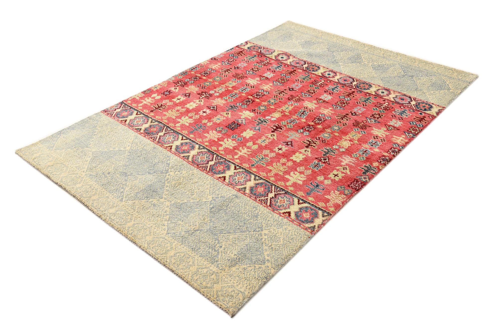 5' x 7' 7 Hand Knotted Ariana Ziegler Rug