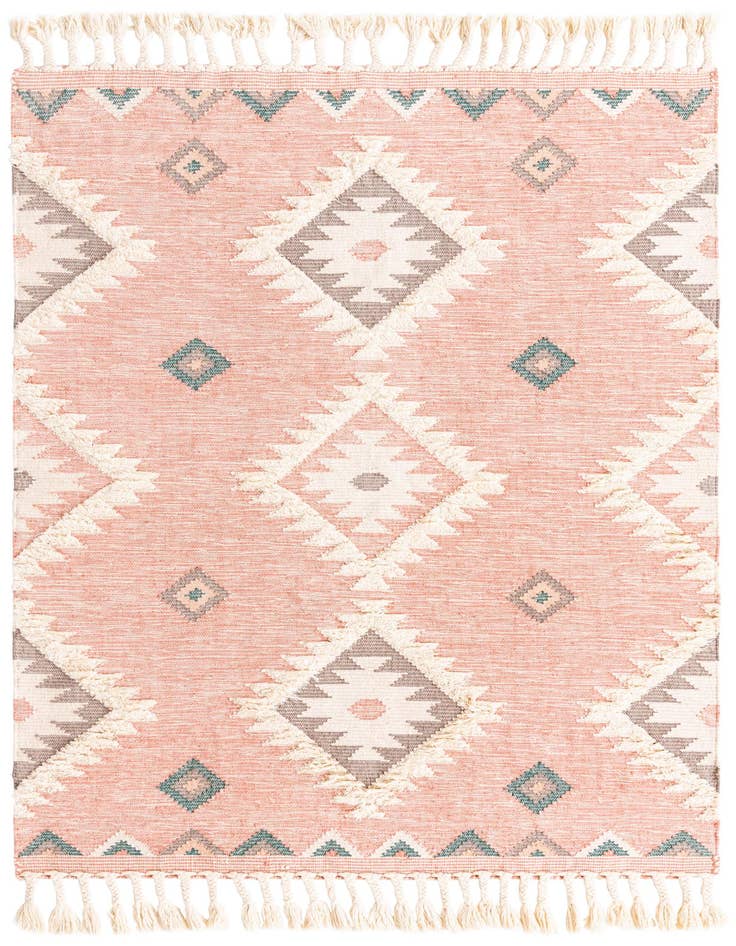 Detail image of 6' 1 x 9' Hand Woven Arizona Wool Rug