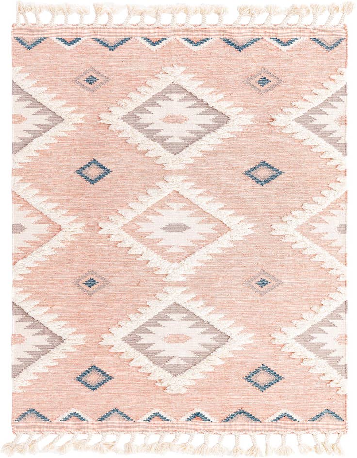 Detail image of 5' 1 x 8' Hand Woven Arizona Wool Rug