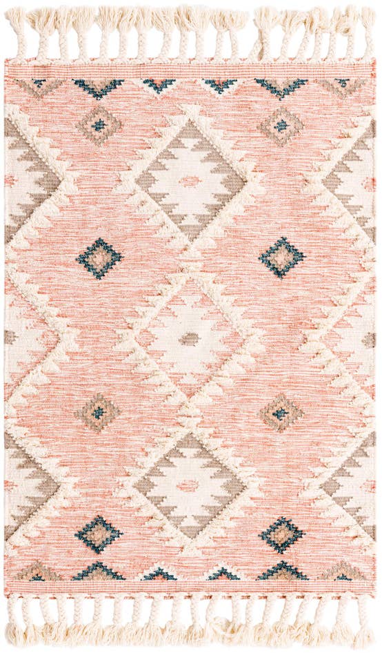 Detail image of 4' 1 x 6' 1 Hand Woven Arizona Wool Rug
