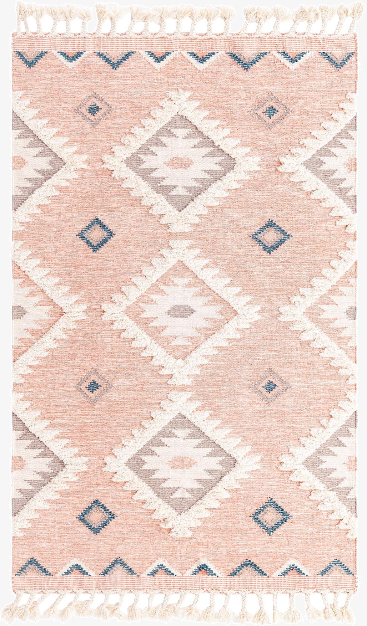 5' 1 x 8'  Hand Woven Arizona Wool Rug