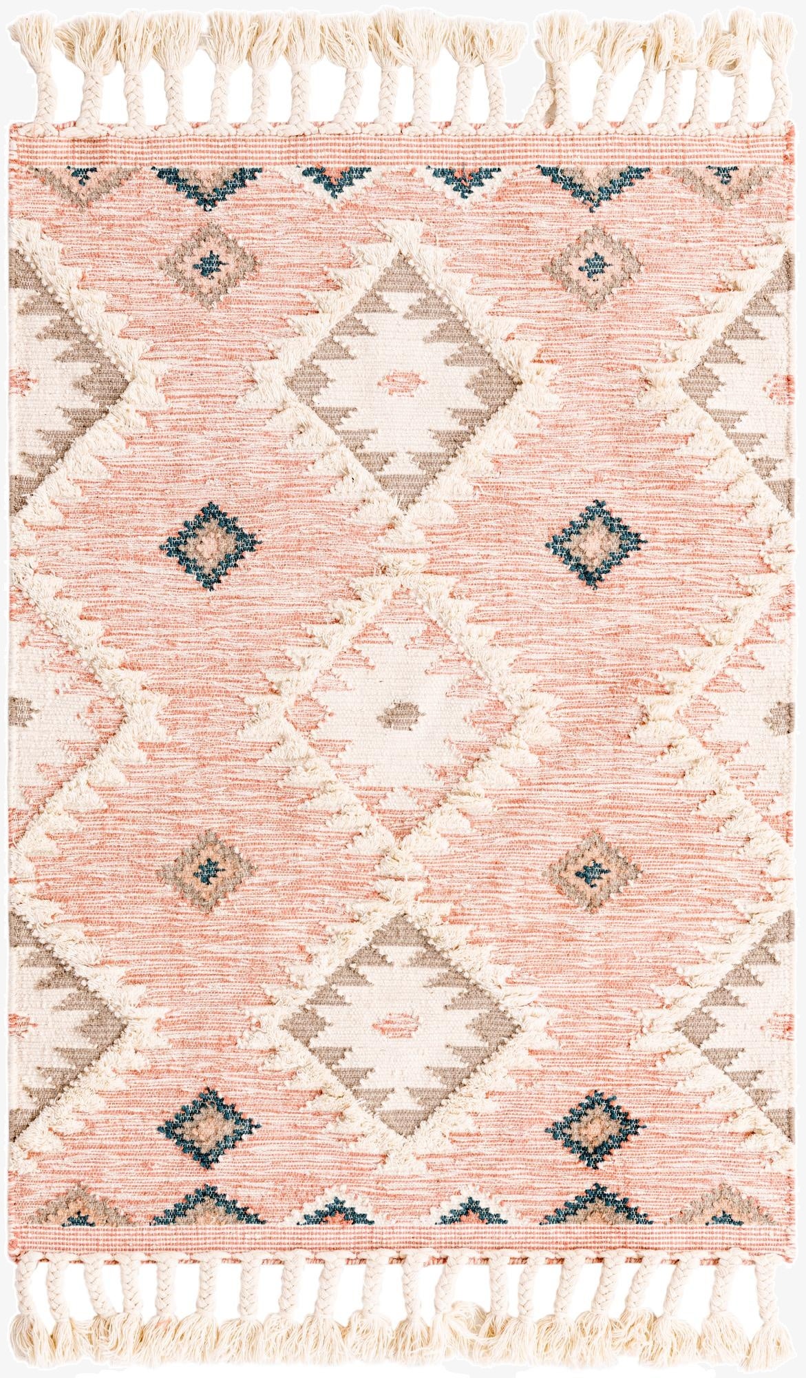 4' 1 x 6' 1  Hand Woven Arizona Wool Rug