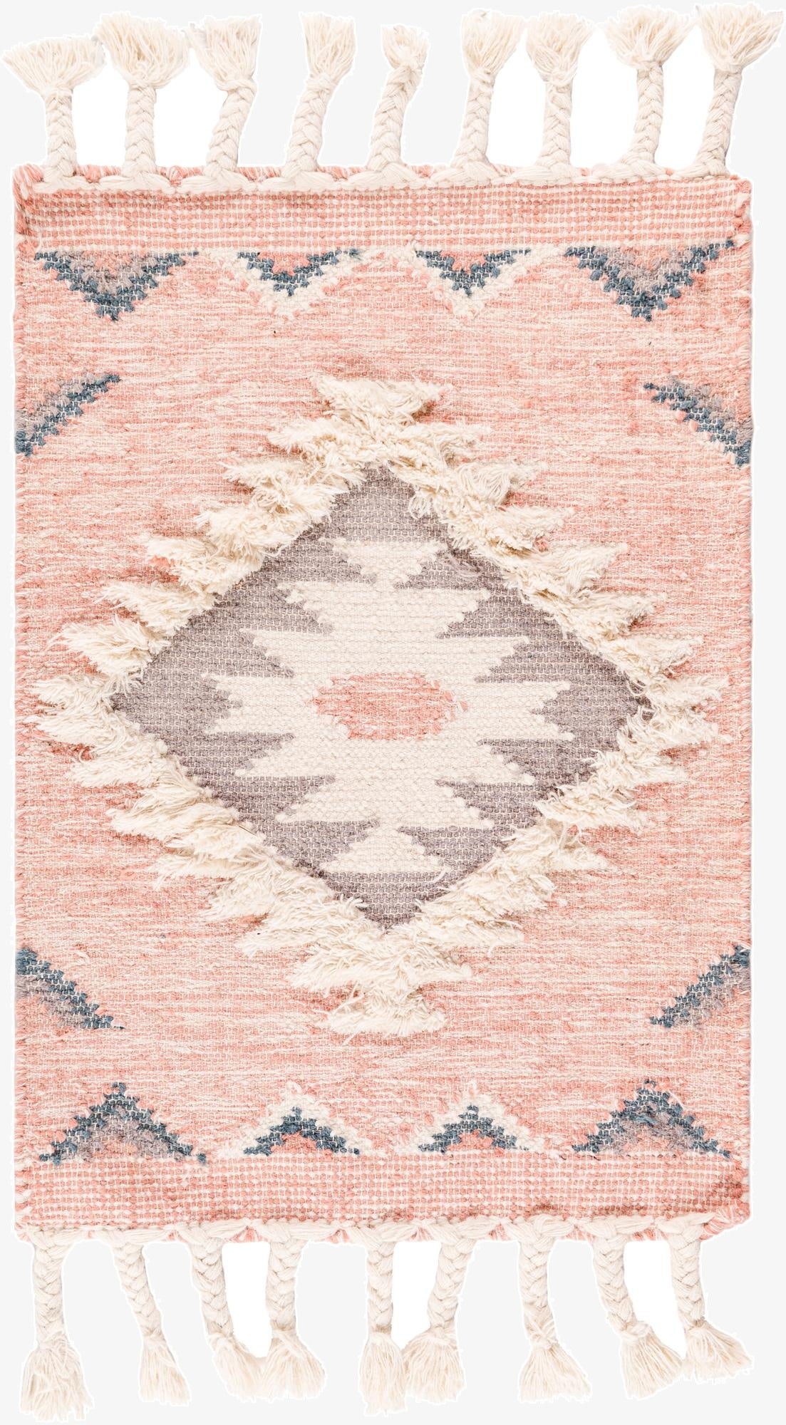 2' x 3' 1  Hand Woven Arizona Wool Rug