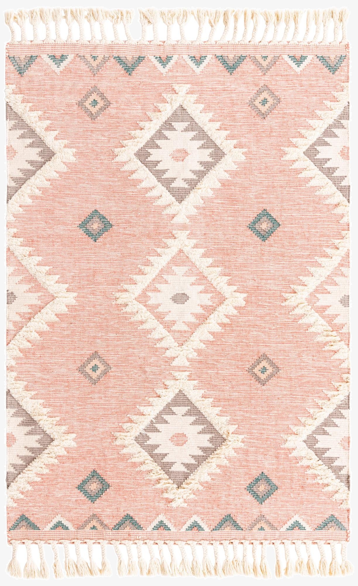 6' 1 x 9'  Hand Woven Arizona Wool Rug