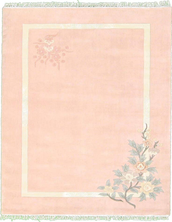 Detail image of 6' 7 x 9' 10 Art Deco Wool Rug