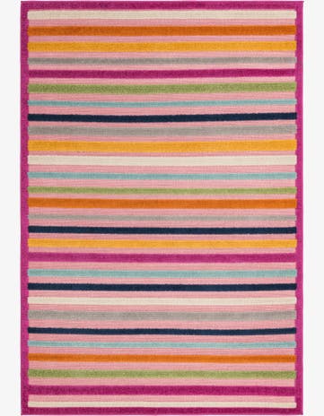 Pink Easy-Clean Aruba Indoor / Outdoor Rug
