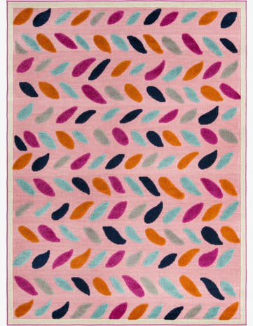 Pink Easy-Clean Aruba Indoor / Outdoor Rug