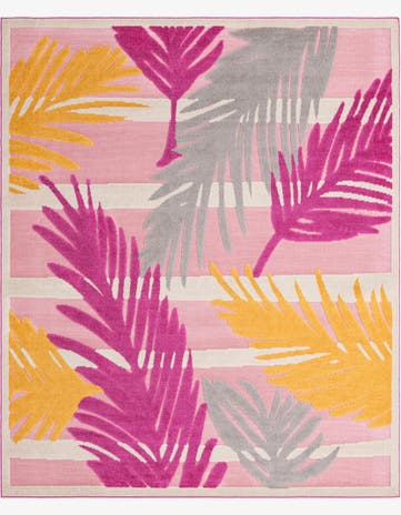 Pink Easy-Clean Aruba Indoor / Outdoor Rug