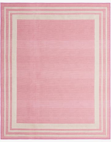 Pink Easy-Clean Aruba Indoor / Outdoor Rug