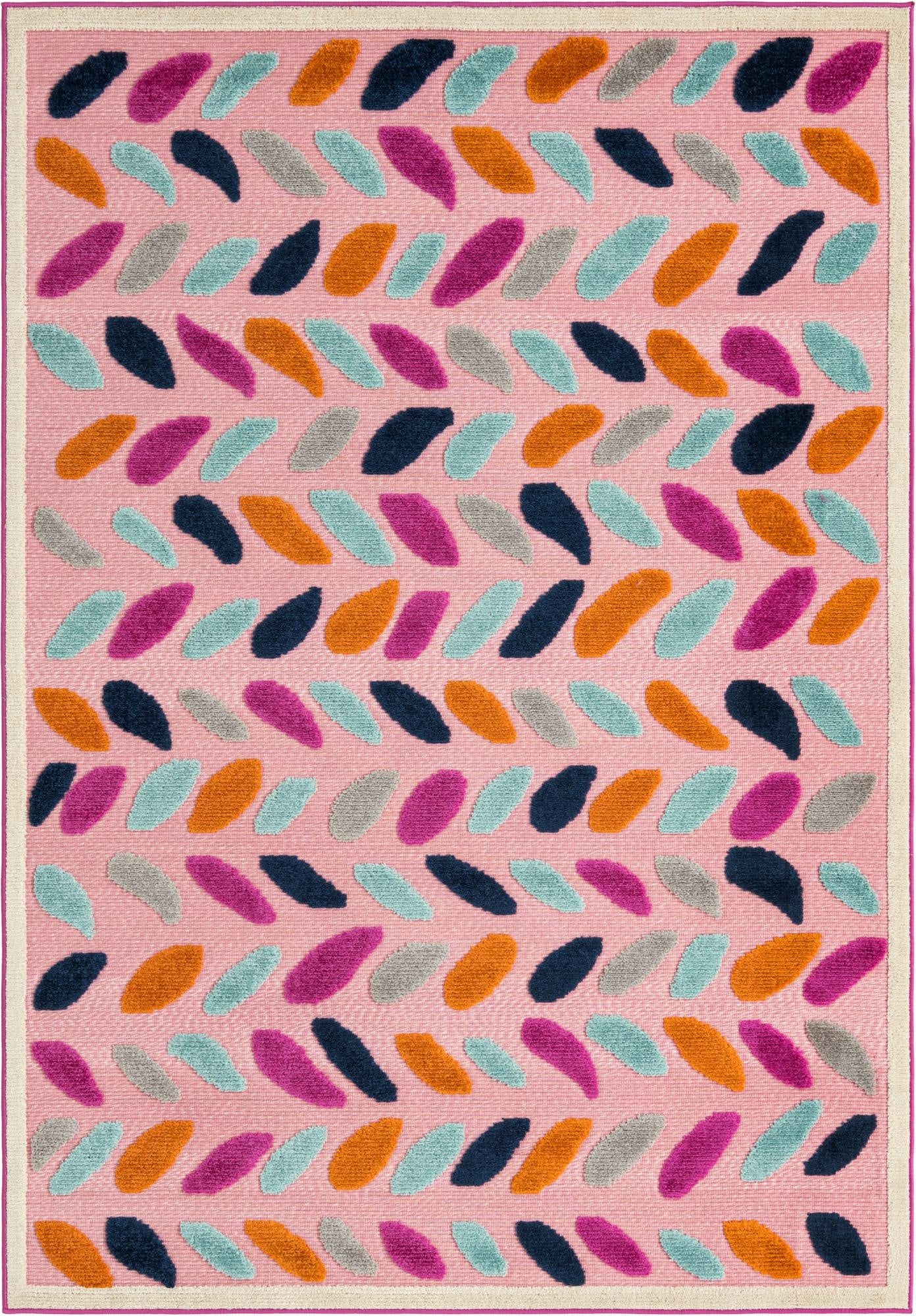 Primary image 5' 3 x 8'  Washable Aruba Indoor / Outdoor Rug