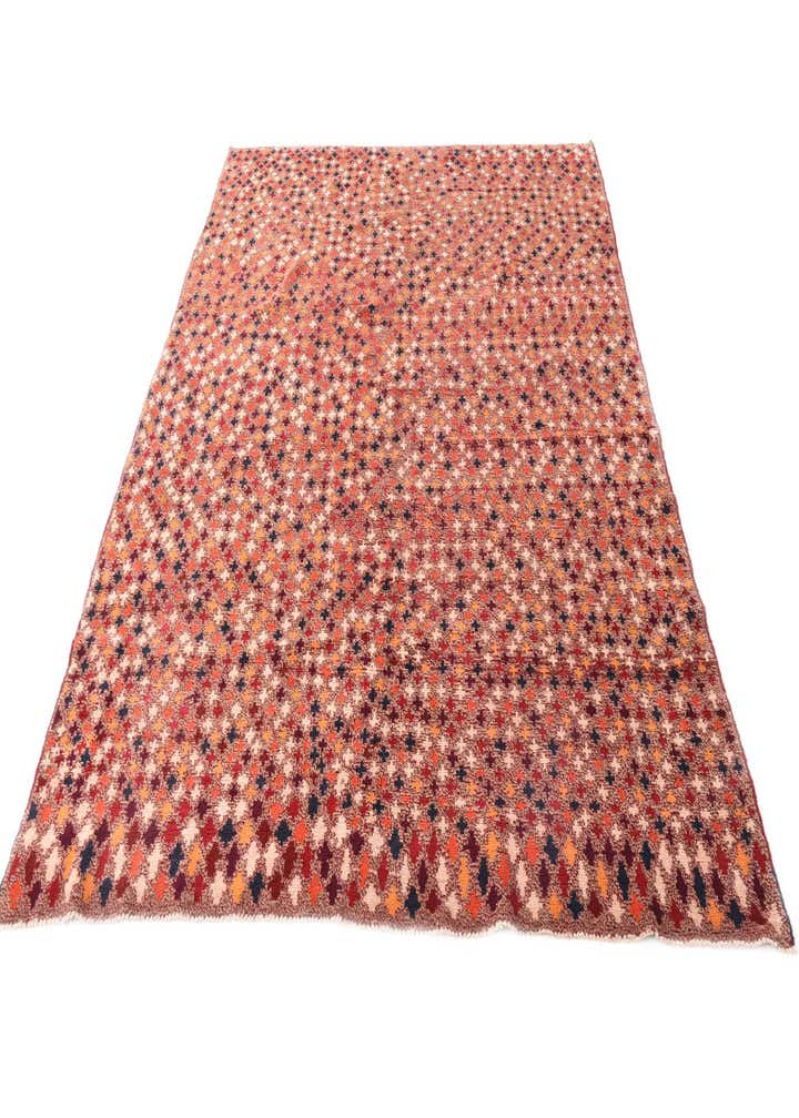 6' 3 x 8' 2 Hand Knotted Balouch Wool Rug