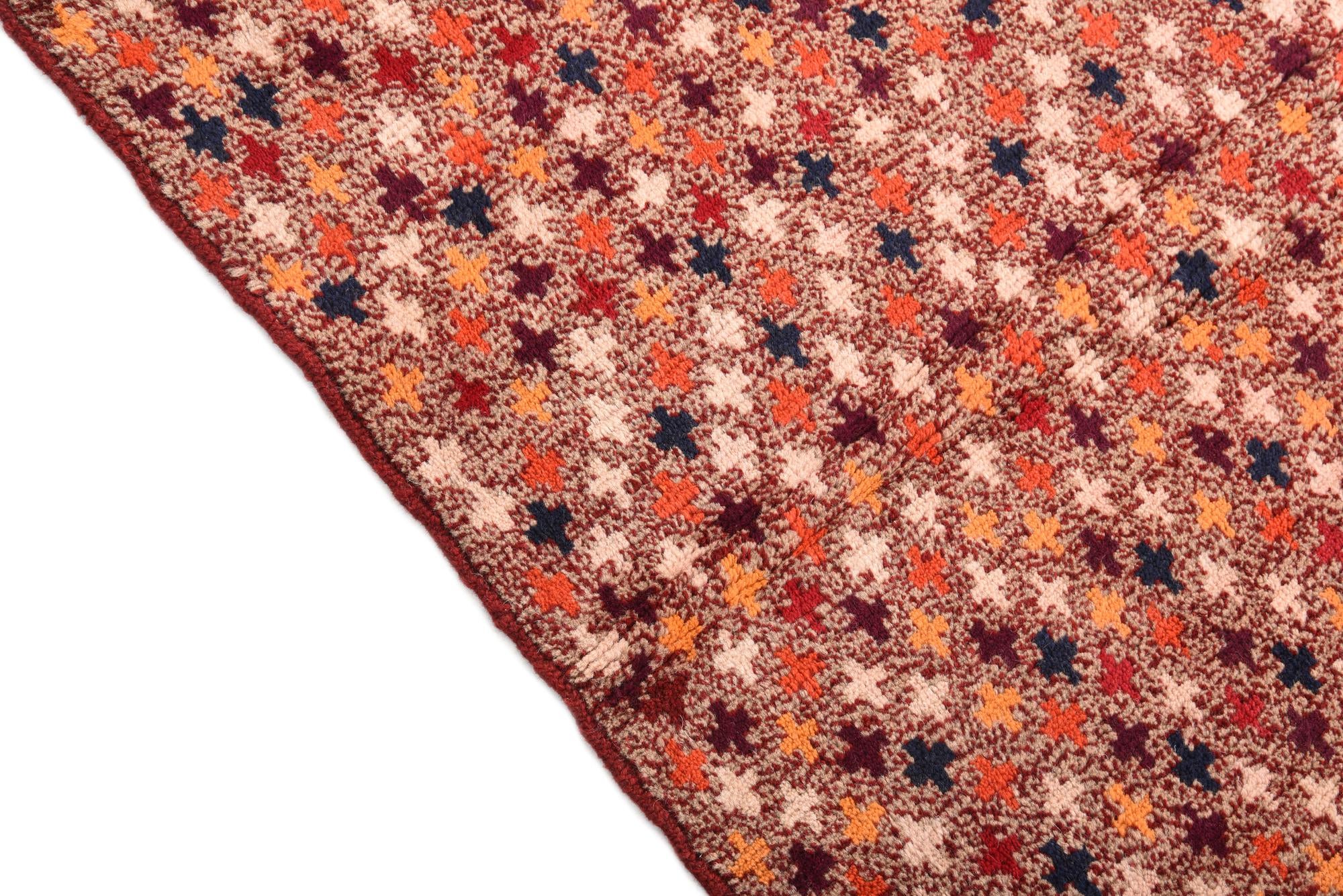 6' 3 x 8' 2 Hand Knotted Balouch Wool Rug