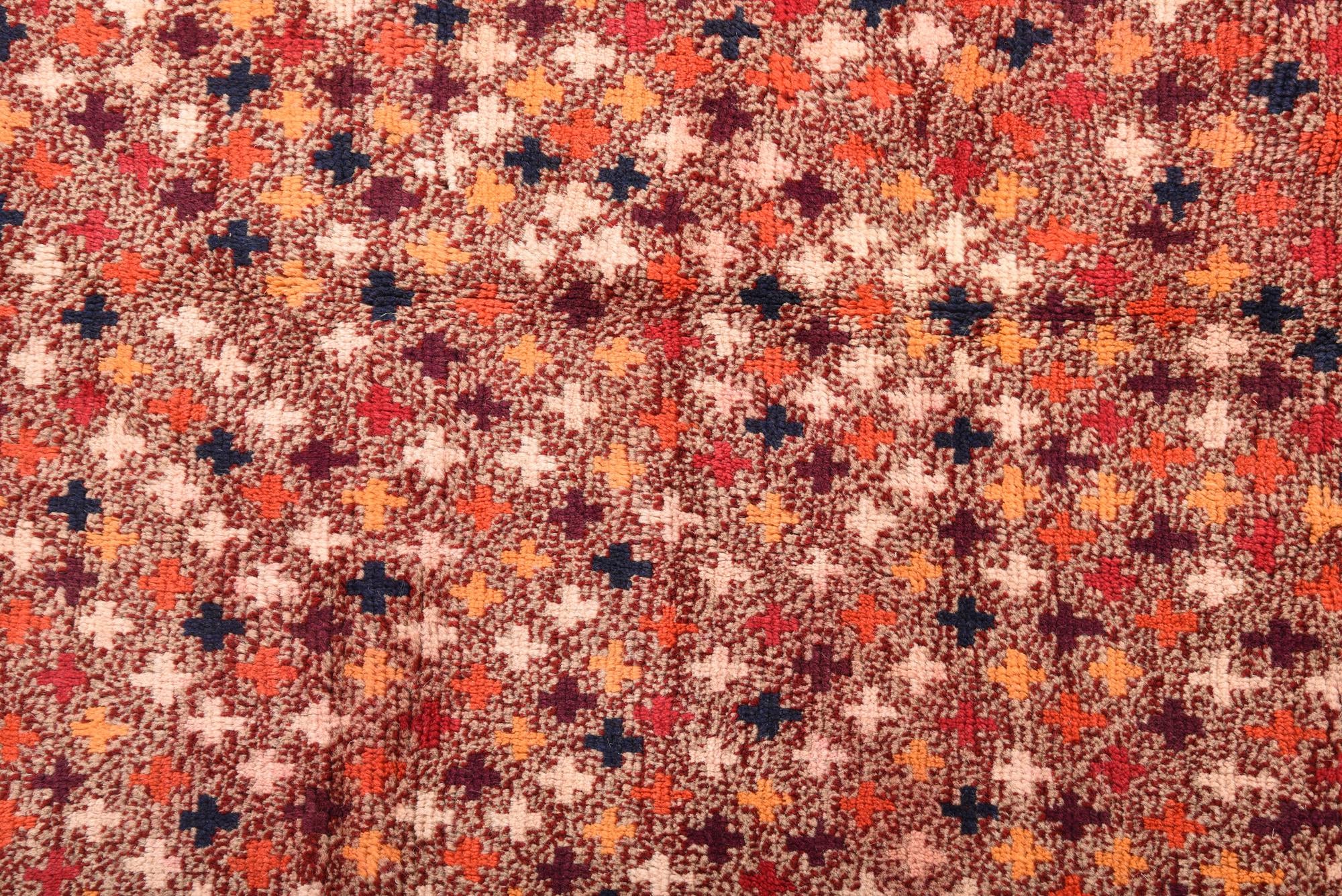 6' 3 x 8' 2 Hand Knotted Balouch Wool Rug