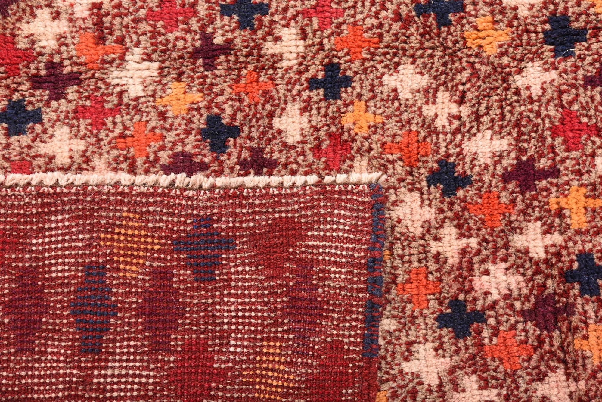 6' 3 x 8' 2 Hand Knotted Balouch Wool Rug