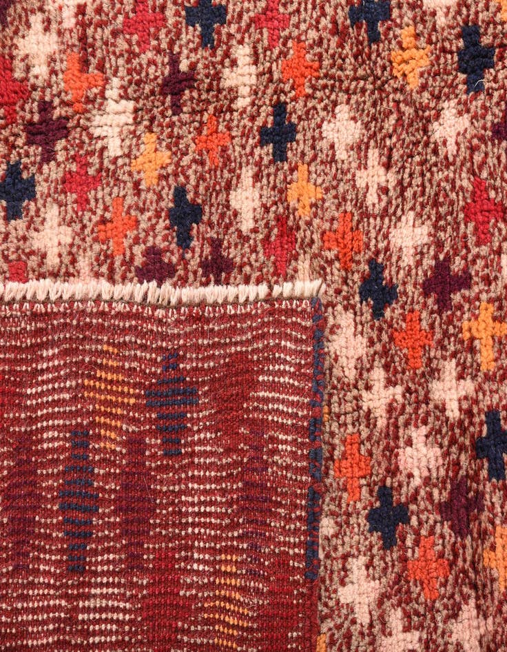 Detail image of 6' 3 x 8' 2  Hand Knotted Balouch Wool Rug