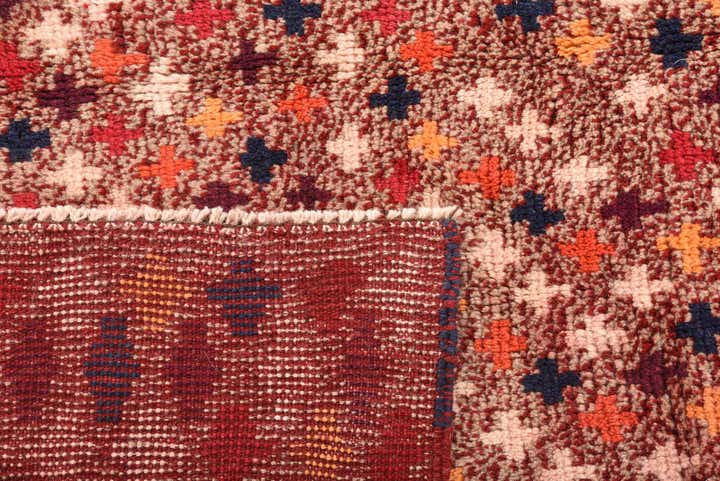 6' 3 x 8' 2 Hand Knotted Balouch Wool Rug