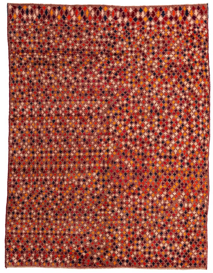 Detail image of 6' 3 x 8' 2 Hand Knotted Balouch Wool Rug
