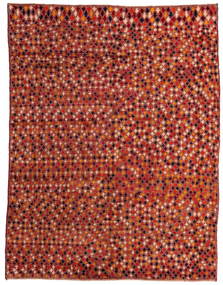 6' 3 x 8' 2 Hand Knotted Balouch Wool Rug
