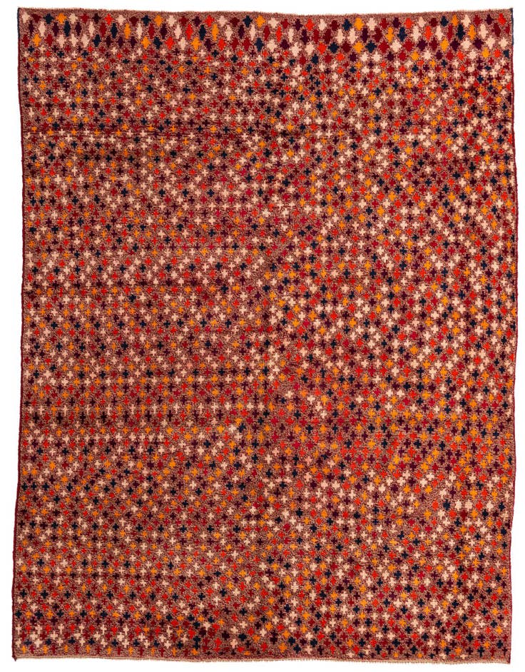 Detail image of 6' 3 x 8' 2 Hand Knotted Balouch Wool Rug