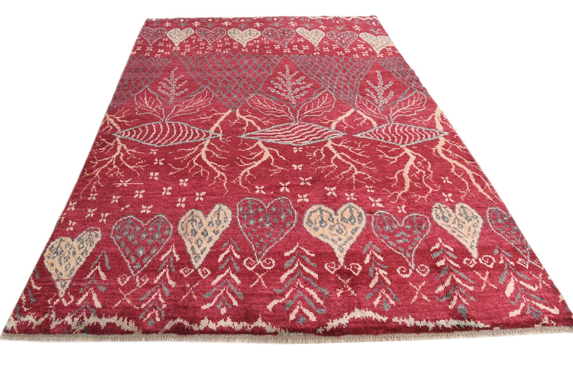 6' 3 x 9' 10 Hand Knotted Balouch Wool Rug