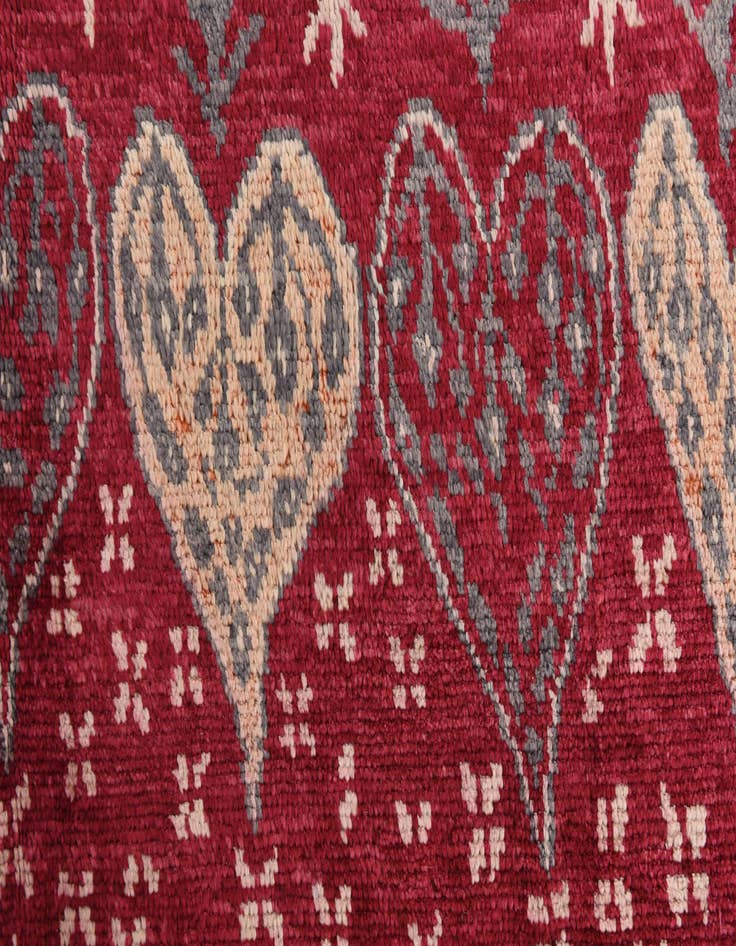 Detail image of 6' 3 x 9' 10  Hand Knotted Balouch Wool Rug