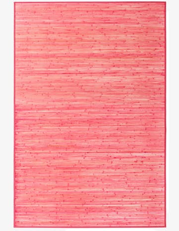 Pink Bamboo Rug