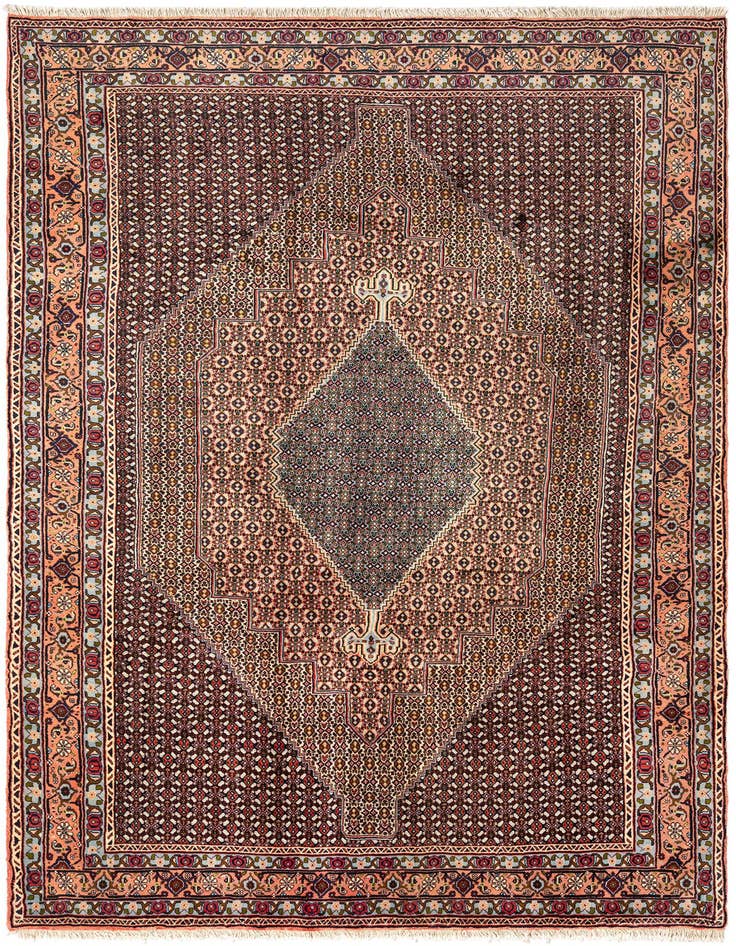 Detail image of 6' 6 x 9' 11 Bidjar Wool Rug