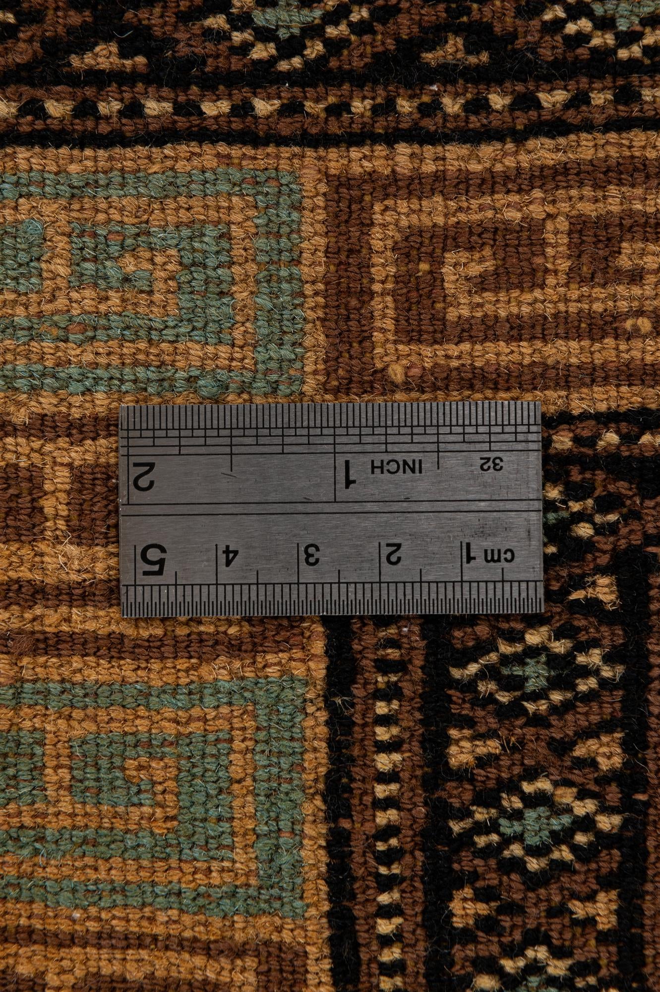 4' 3 x 5' 8 Hand Knotted Bokhara Oriental Wool Rug