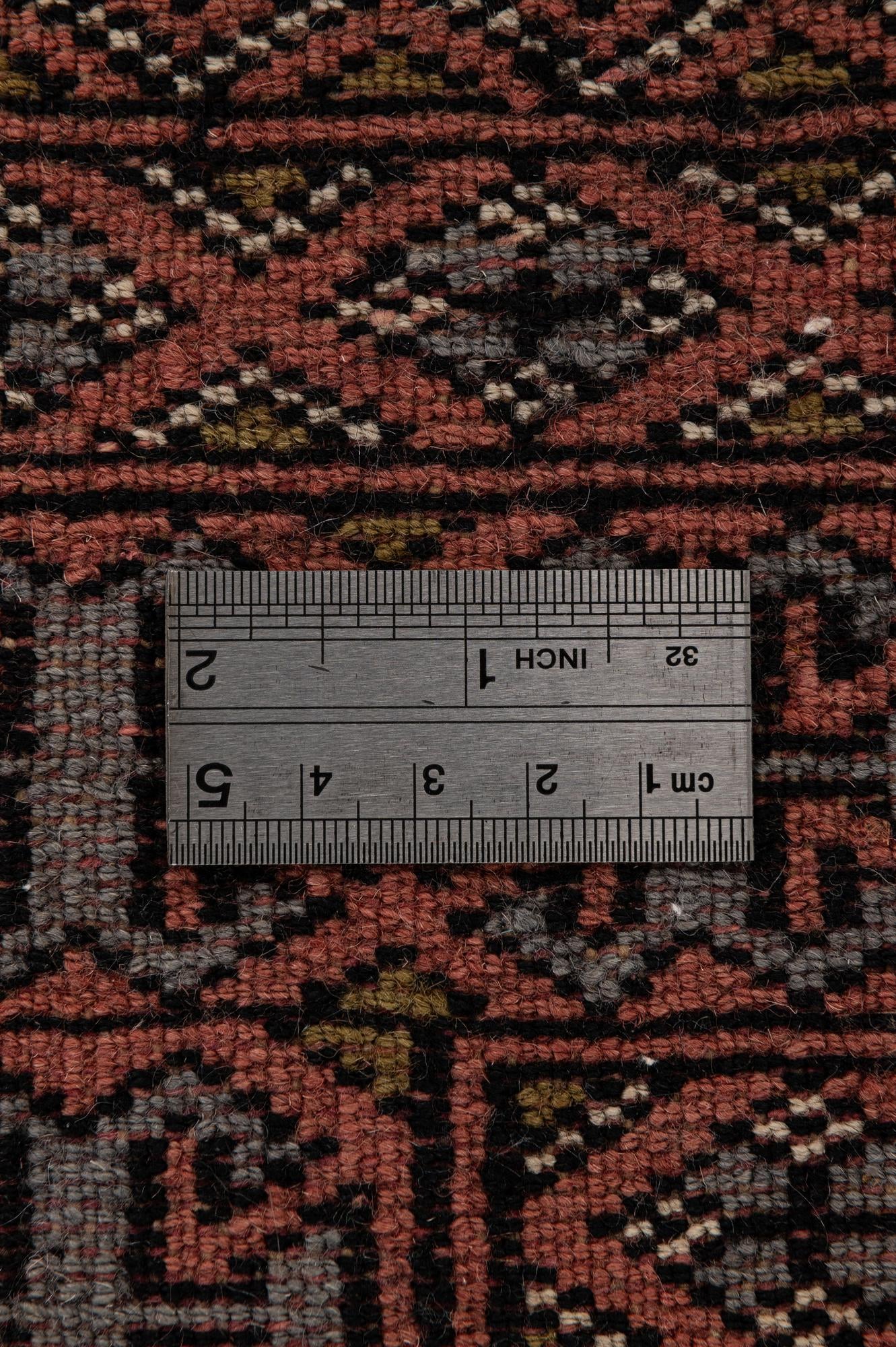 4' 4 x 6' 4 Hand Knotted Bokhara Oriental Wool Rug