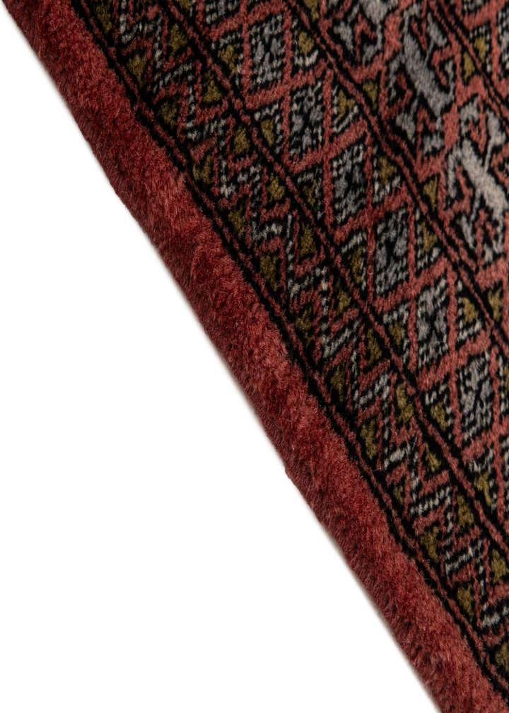 4' 4 x 6' 4 Hand Knotted Bokhara Oriental Wool Rug