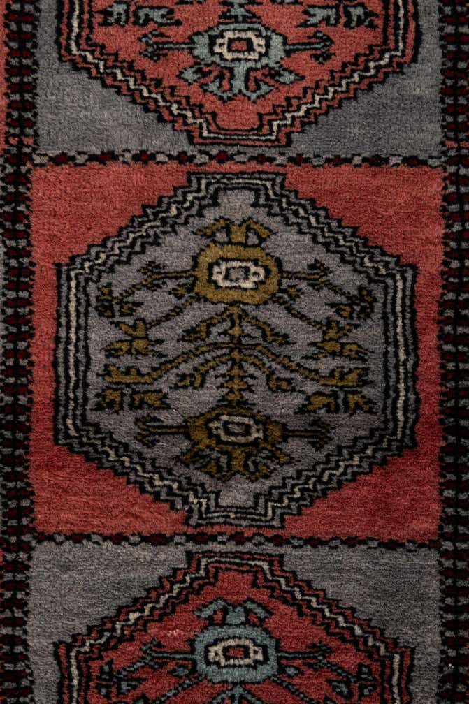 4' 4 x 6' 4 Hand Knotted Bokhara Oriental Wool Rug
