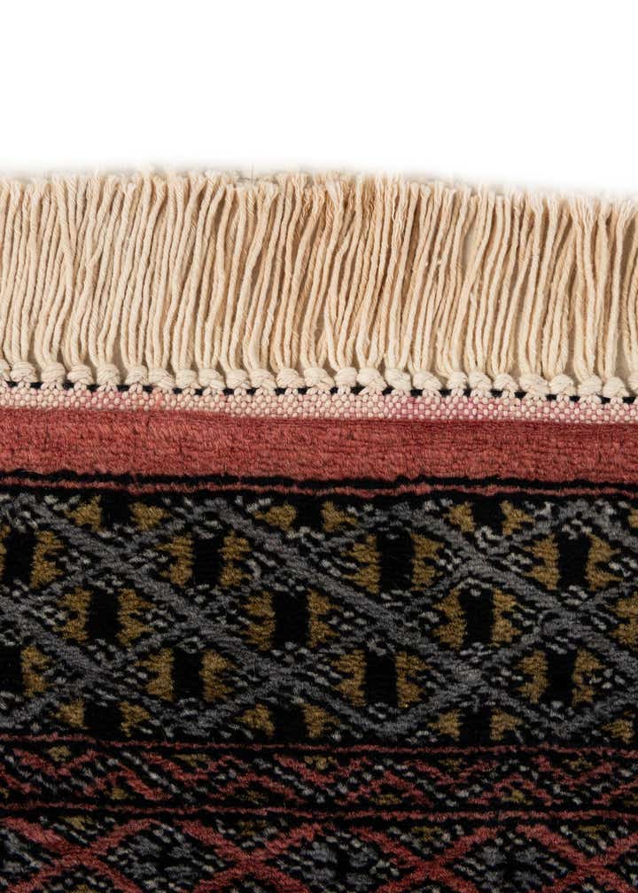 4' 4 x 6' 4 Hand Knotted Bokhara Oriental Wool Rug