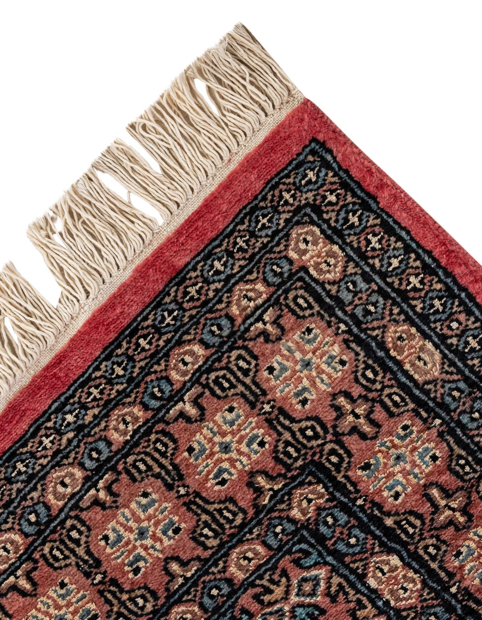 4' 2 x 6' 3 Hand Knotted Bokhara Rug