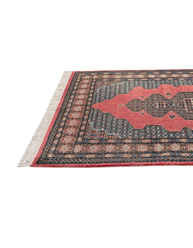 Detail image of 4' 2 x 6' 3 Hand Knotted Bokhara Rug