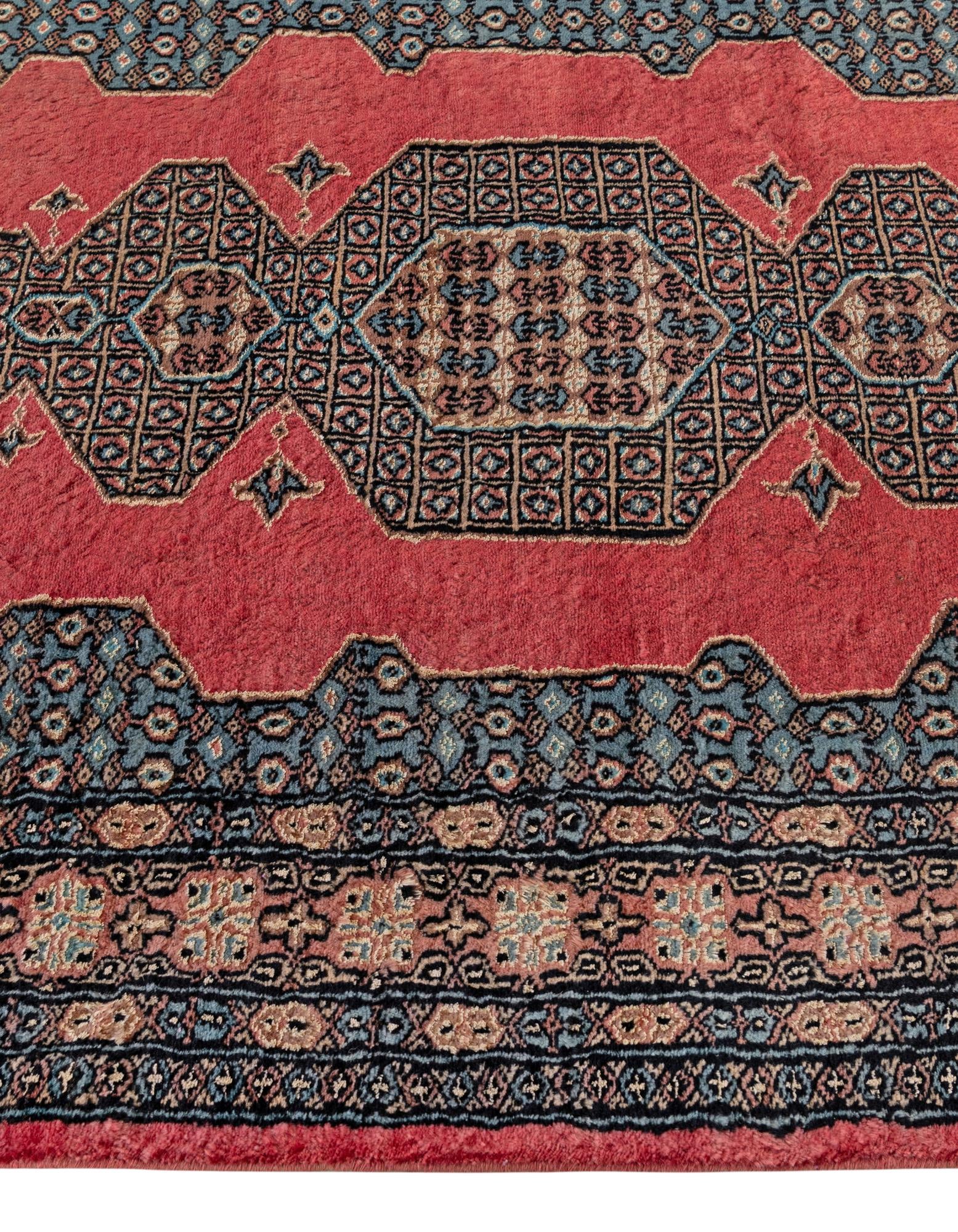 4' 2 x 6' 3 Hand Knotted Bokhara Rug