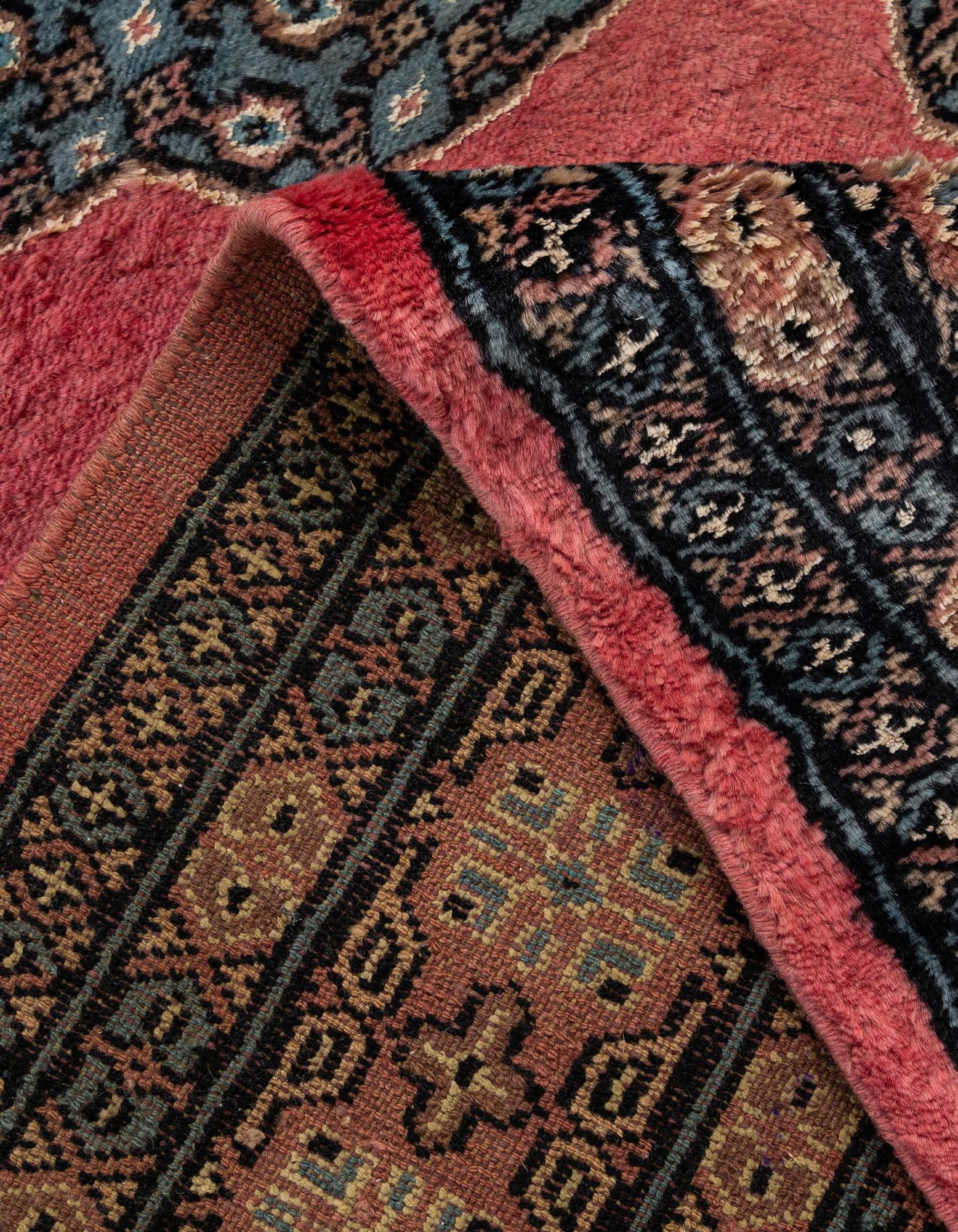 4' 2 x 6' 3 Hand Knotted Bokhara Rug