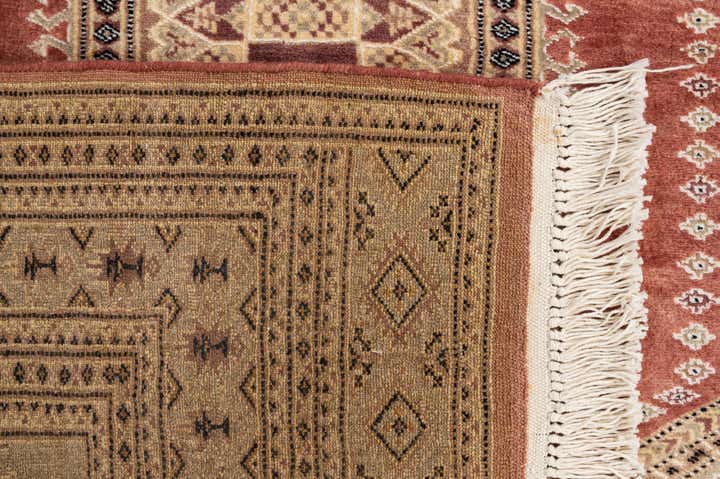 4' 3 x 5' 9 Hand Knotted Bokhara Oriental Rug