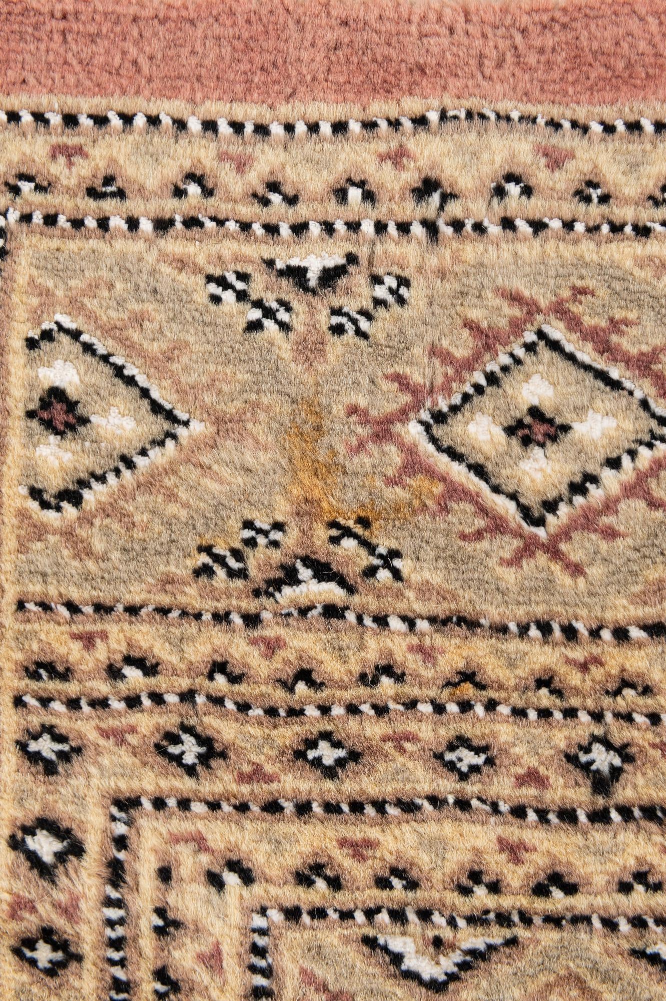 4' 3 x 5' 9 Hand Knotted Bokhara Oriental Rug