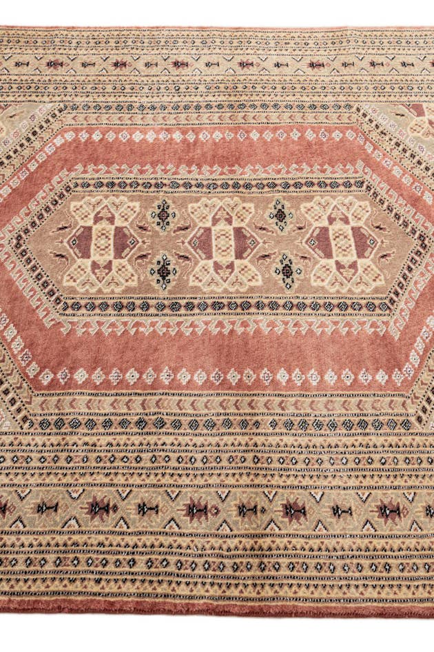 Detail image of 4' 3 x 5' 9 Hand Knotted Bokhara Oriental Rug