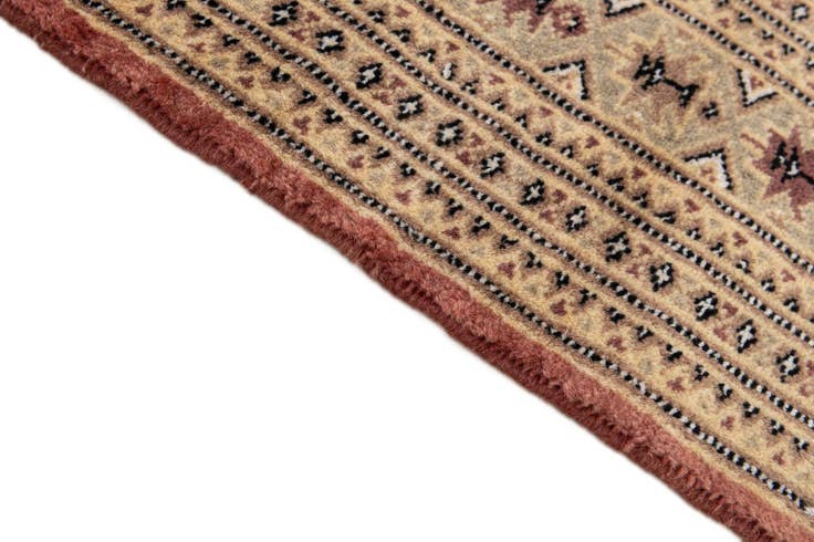 Detail image of 4' 3 x 5' 9 Hand Knotted Bokhara Oriental Rug