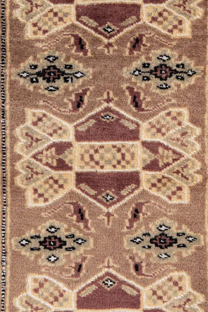 4' 3 x 5' 9 Hand Knotted Bokhara Oriental Rug