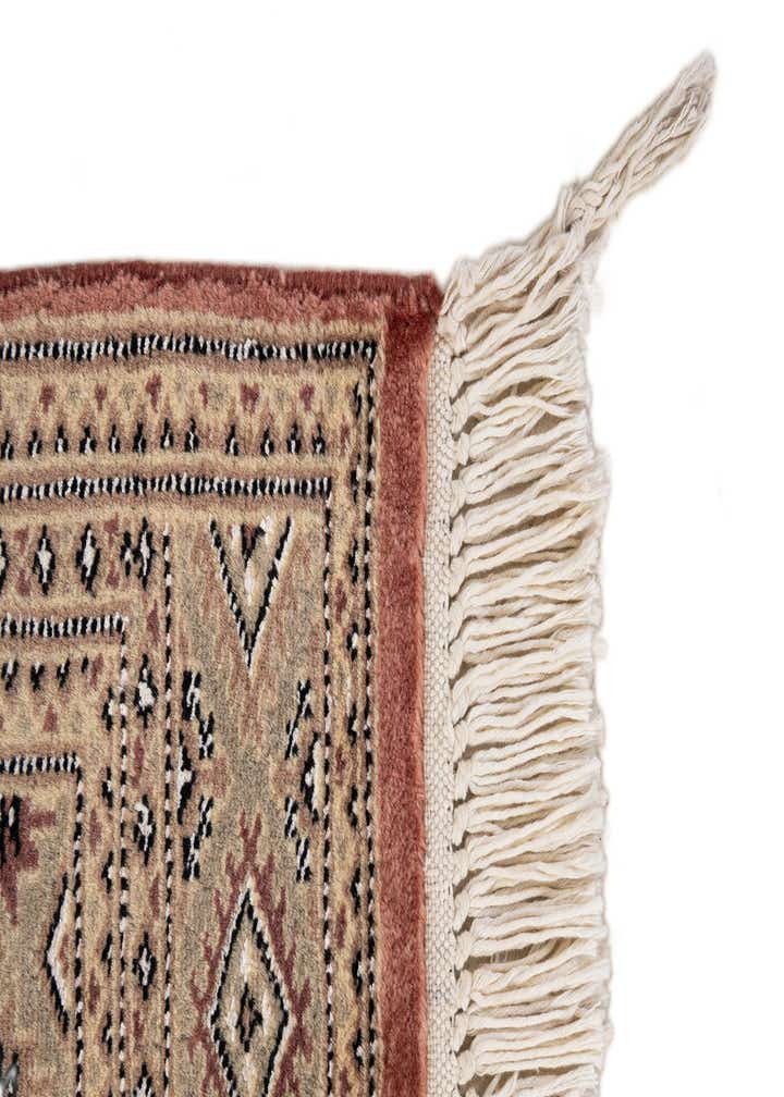 4' 3 x 5' 9 Hand Knotted Bokhara Oriental Rug