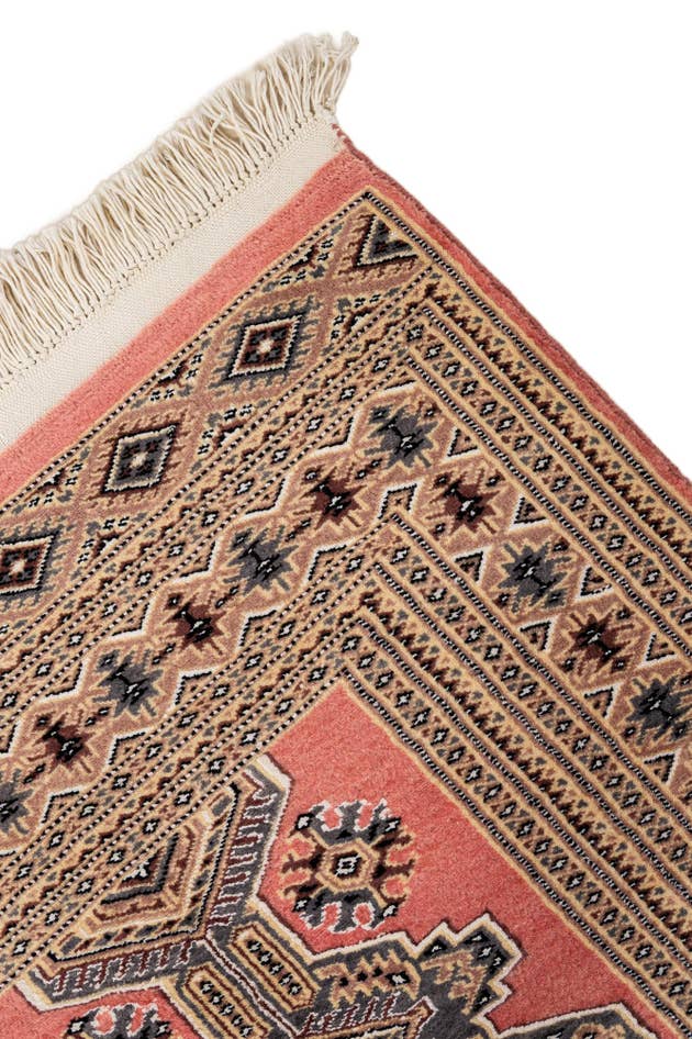 Detail image of 4' 3 x 6' 2 Hand Knotted Bokhara Oriental Rug