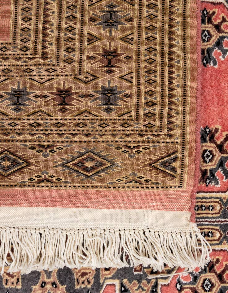 Detail image of 4' 3 x 6' 2  Hand Knotted Bokhara Oriental Rug