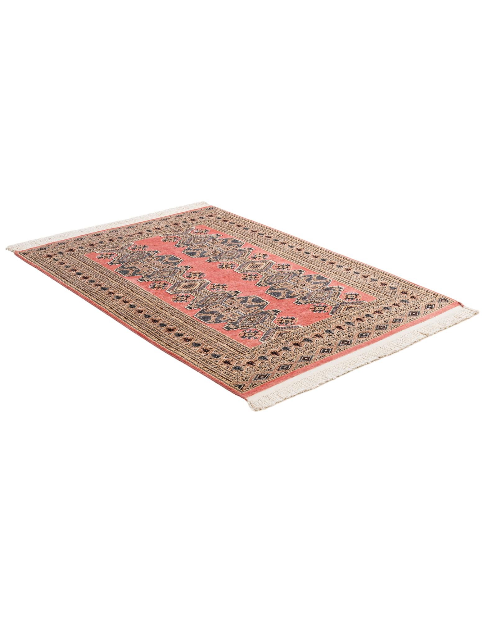 4' 3 x 6' 2 Hand Knotted Bokhara Oriental Rug