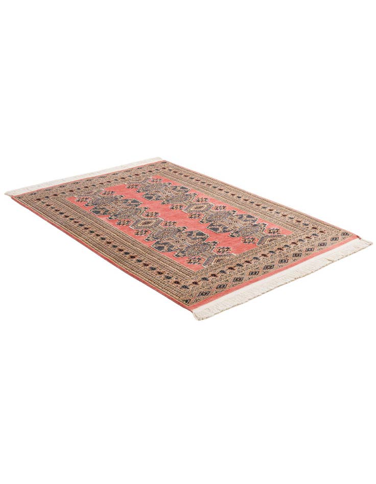 Detail image of 4' 3 x 6' 2 Hand Knotted Bokhara Oriental Rug