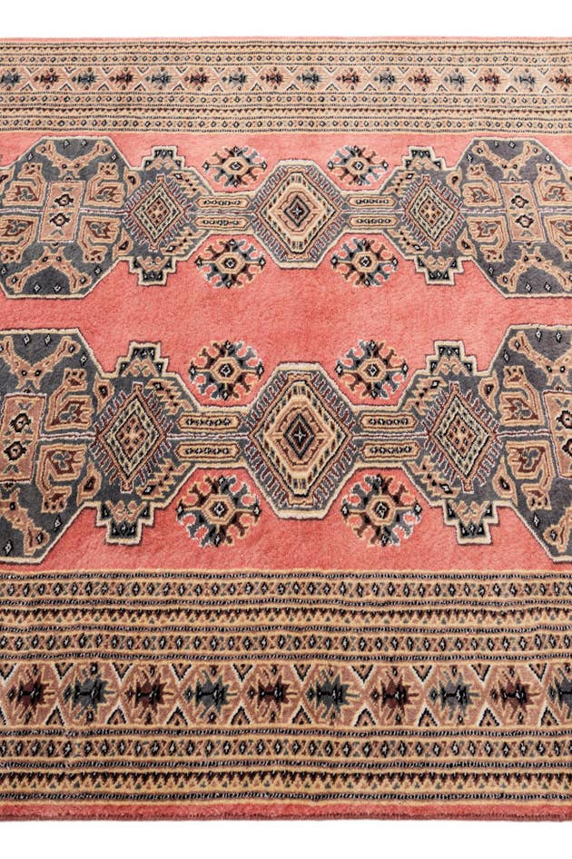 Detail image of 4' 3 x 6' 2 Hand Knotted Bokhara Oriental Rug
