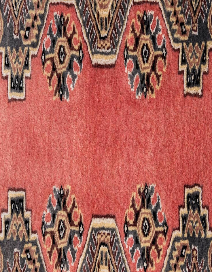 Detail image of 4' 3 x 6' 2 Hand Knotted Bokhara Oriental Rug