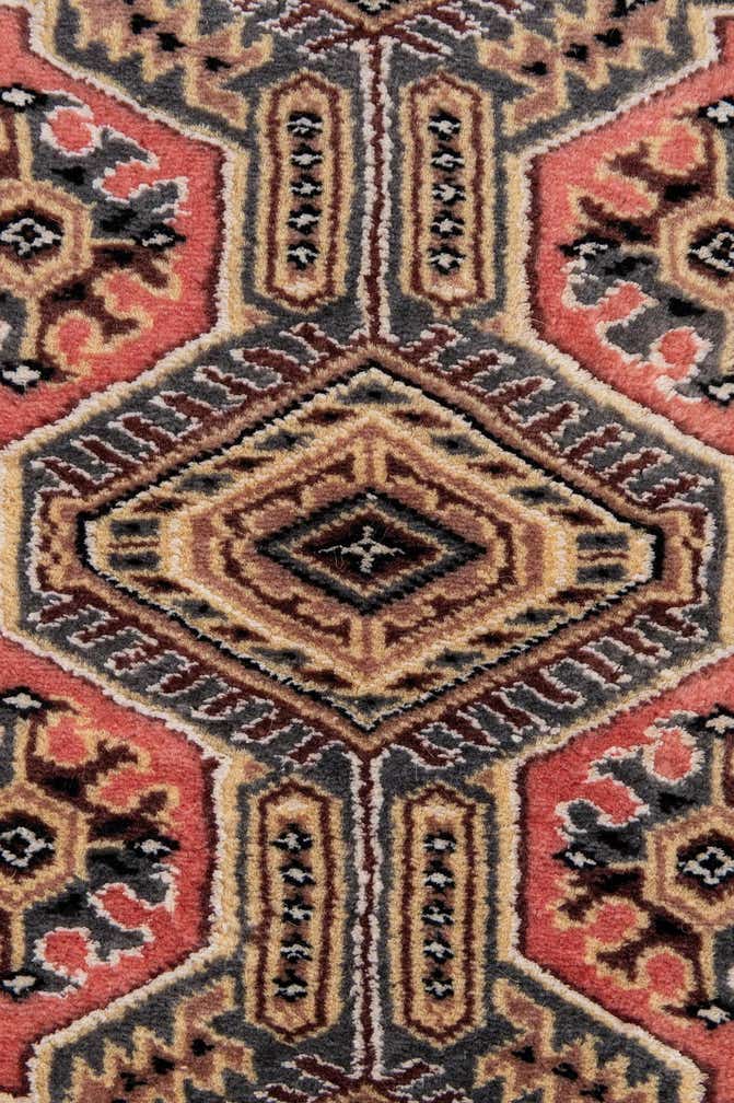 4' 3 x 6' 2 Hand Knotted Bokhara Oriental Rug