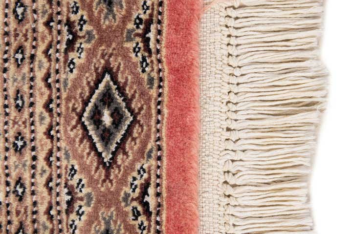 4' 3 x 6' 2 Hand Knotted Bokhara Oriental Rug